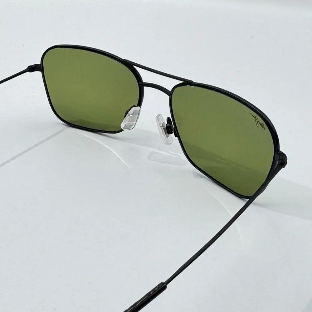 Maui Jim Sunglasses Na'auao MP-SG MJ275-02 Black Navigator Polarized 58-16-145